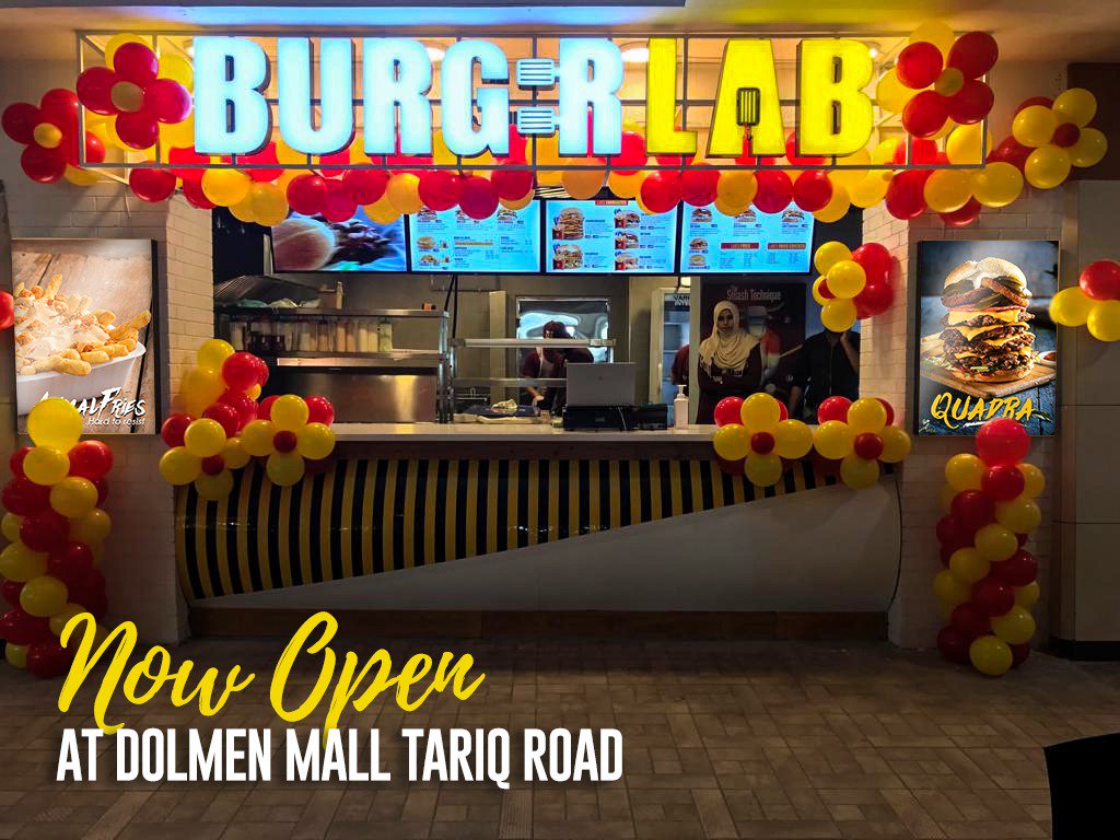 DolmenMalls's tweet image. Enjoy yummy burgers at #BurgerLab in #DolmenMall Tariq Road