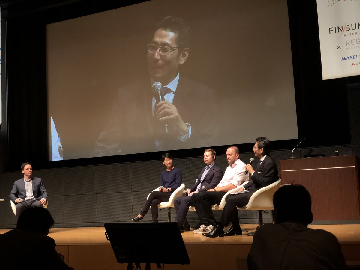 InnaTarpan's tweet photo. Panel discussion on consumer payments - Asia vs the world
The total: great user experience is the best driver for cashless society
@OKITATakashi @matveevp Meg Nakamura, Goran Abramovic moderated by Mark Makdad
#finsum #finsum2018 https://t.co/wNOCxgWmfJ