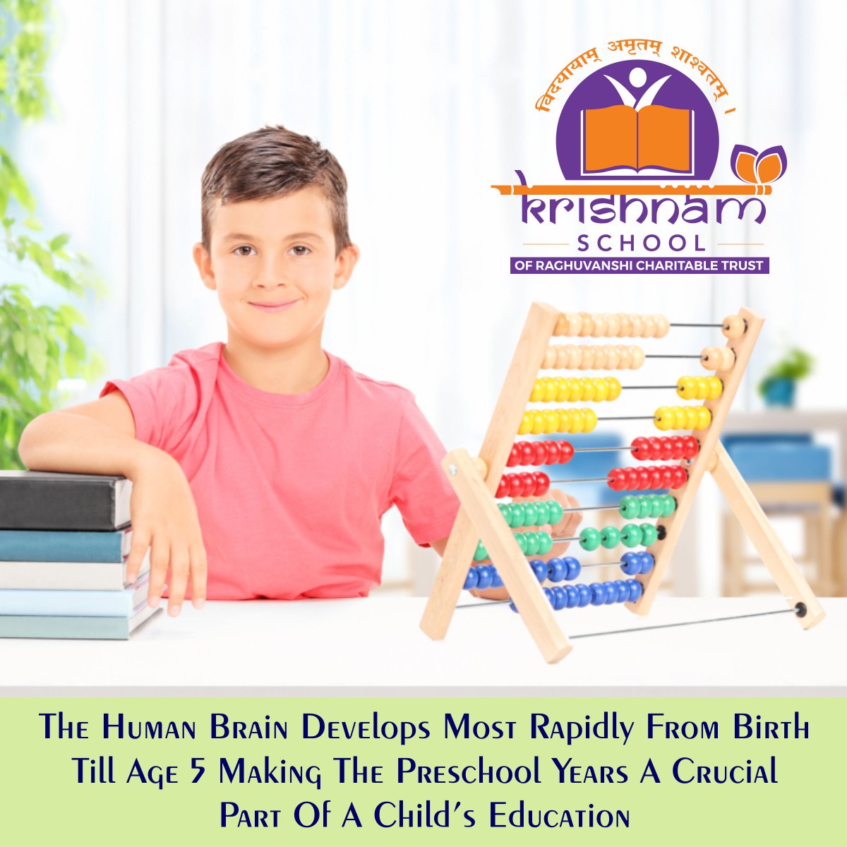 Krishnam_School's tweet photo. The Human Brain Develops Most Rapidly From Birth Till Age 5 Making The Preschool Years A Crucial Part Of A Child's Educations.

#School #Teachers #Students #Education #preschool #Child #Brain #Develop https://t.co/su1SQAAl3s