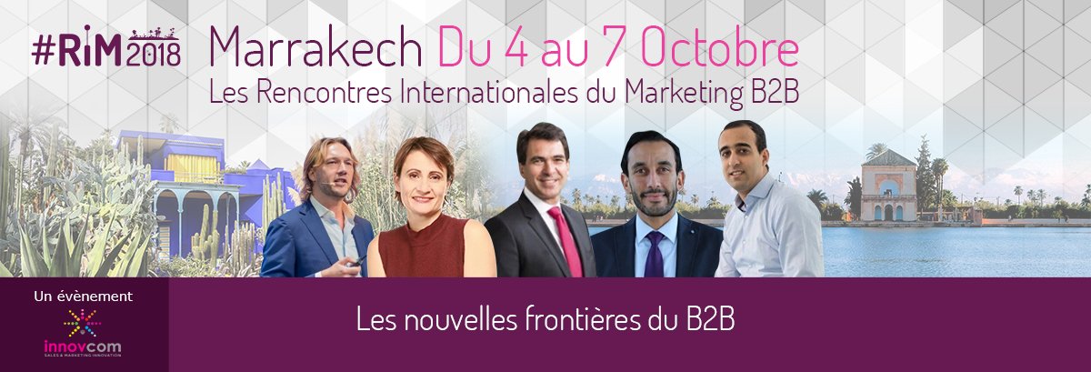 iriamarques's tweet photo. Les #RIM2018: 100 décideurs du marketing dessinent Les Nouvelles Frontières du BtoB. Partage d'expériences, réflexion et détente. Un événement @InnovCom - Sales &amp; Marketing Innovation et piloté par Aressy, Mohamed Khodja, Stephane Munier et Evelyne Platnic Cohen #marketing #sales https://t.co/gEOIj40L4n