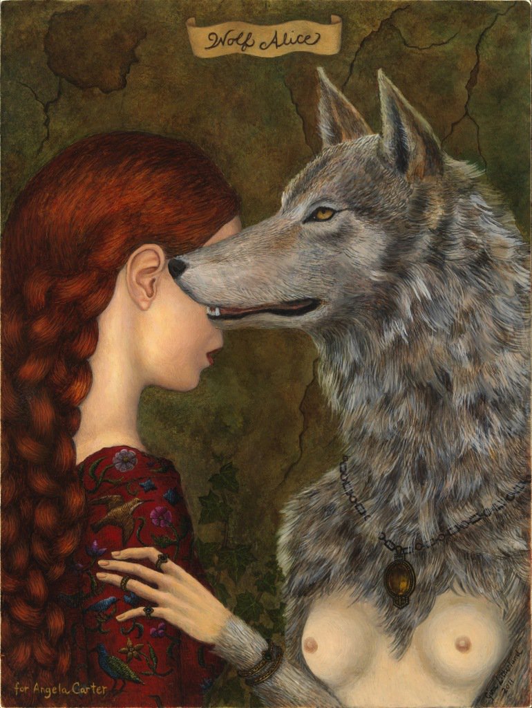 womensart1's tweet photo. US artist Gina Litherland, Wolf Alice (for Angela Carter), 2011 #womensart https://t.co/pB1tEZrJdj