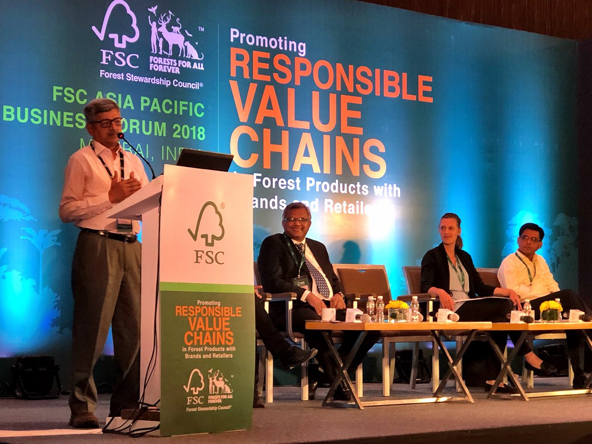 Adam_W_Beaumont's tweet photo. Sesh Seshadri from #Lonelyplanet India talking about their commitment to #FSC and the need to be mindful of our footprint. Sharing insights on the size and scale of the education publishing market in India - bigger than Bollywood in value #FSCAPForum2018 https://t.co/a5rqNsLsl5