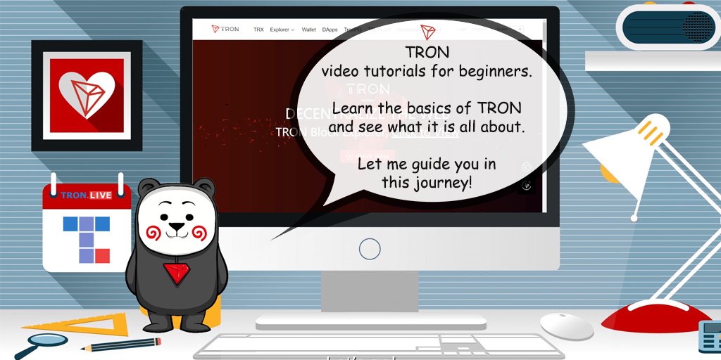 TronDotLive's tweet photo. TRON tutorial for beginners - Learn what TRON is all about. A short video guide to welcome newcomers to TRON family. Feel free to share this video if you find it useful for someone. Thanks! https://t.co/9ihS5UbQPD #TRON #TRX $TRX #Tronics #Tronix #Blockchain #Crypto #TronLive https://t.co/gjQwH64Olr