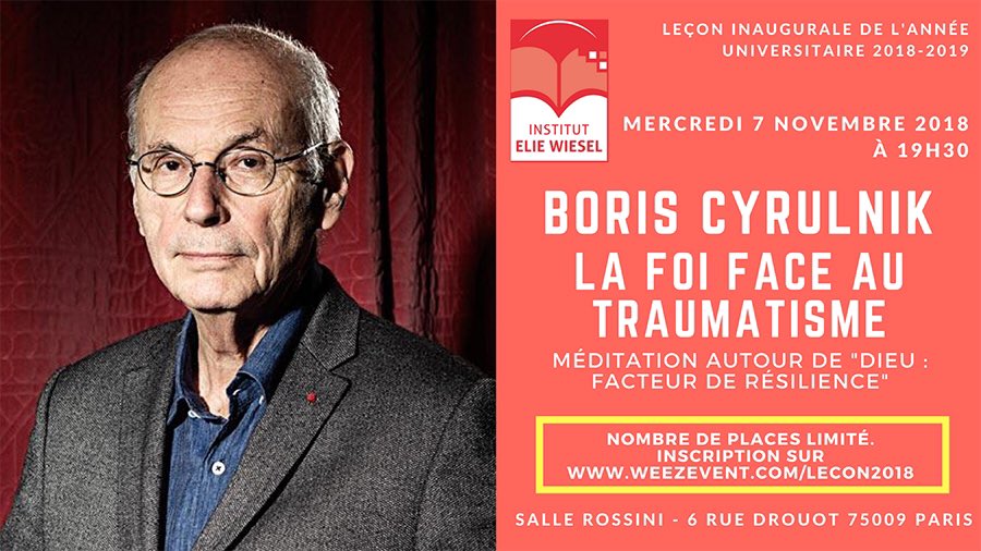 InstElieWiesel's tweet photo. Découvrez les grands événements de la rentrée de l’Institut Élie Wiesel. https://t.co/ximxL64ErH #cyrulnik #maimonide #levinas #Transhumanisme https://t.co/H4mSYimTzF