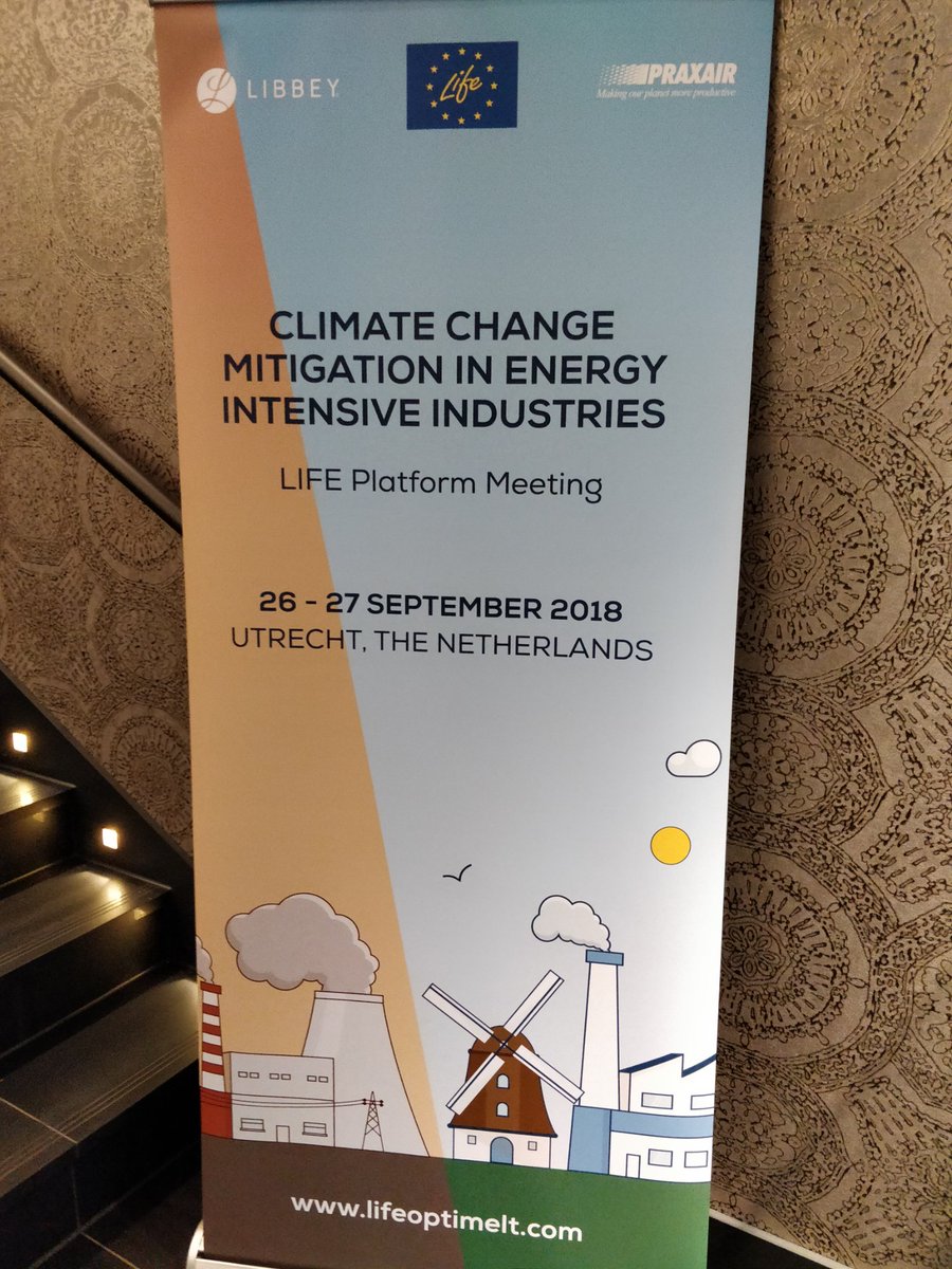 alopezmar's tweet photo. Ready for a great day in Utrecht. #climatechange # energyintensiveindustries #lifeEU https://t.co/kbd0Mhlp2h