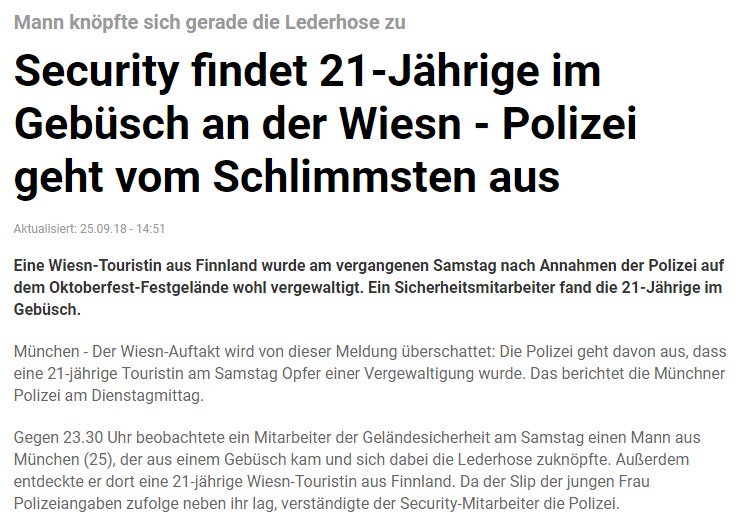 Knucklebarry's tweet photo. Ein Bericht von vielen, und es werden mehr! 

Diese Veranstaltung ist einfach nur ein riesen Idioten treffen, die menschen hauen sich 10 maß Bier rein kotzen, pissen scheißen überall hin pöbeln befummeln Frauen und dennoch gehen die Leute dahin .. #Oktoberfest #Oktoberfest2018 https://t.co/XB8m26FVRD