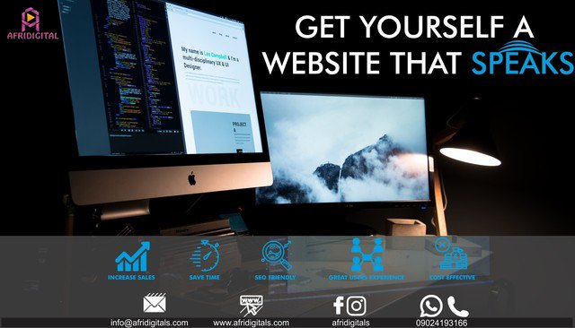 afridigitalsltd's tweet photo. We build you responsive design for your buisness without burning your pocket #TwitterFollowerNetwork #NaijaFollowTrain #naijafollowtrain #TrapaDrive #GainWithXtianDela #Win200k_By_Babibevis #TheGainTeam #9jaTrain #1DDrive #lagos #AuracoolDrive #egbeda #idimu https://t.co/qmhABbrila