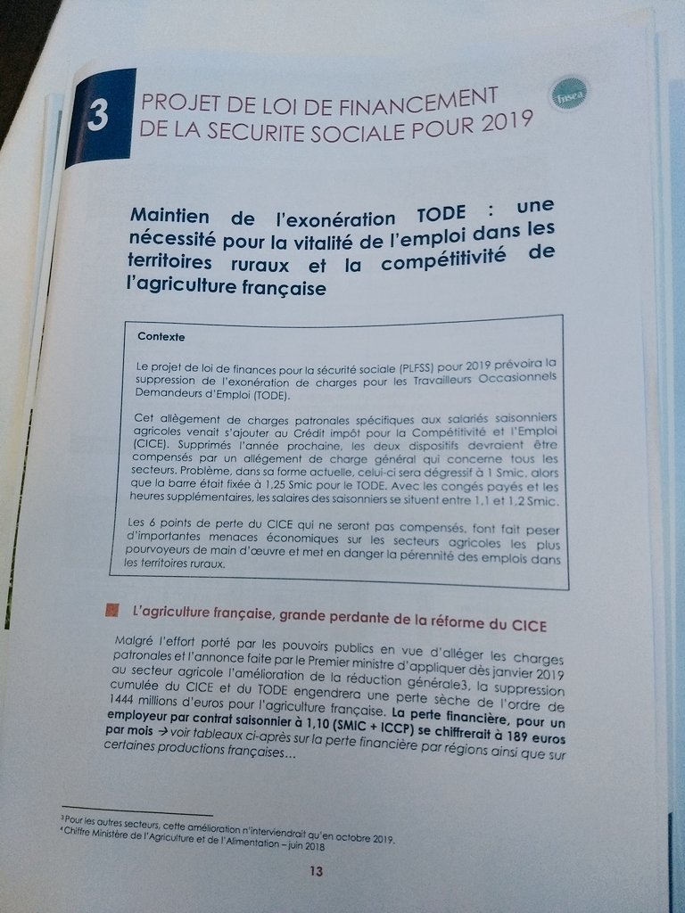 FNSEA's tweet photo. La #fnsea rencontre les députés pr évoquer thématiques fiscales et sociales agricoles de la rentrée #PLF2019 #PLFSS2019. #TODE . @AssembleeNat https://t.co/KdHp5QPEQb