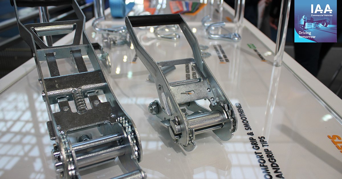 CargoControlCo's tweet photo. Lets take you through the journey of a #LoadLok lashing strap. From our ratchets, components, webbing to production of a finished product. There is so much to discover! Come to IAA Hall 27, C27 #EuropeanProduction #lashing #IAA18 https://t.co/XbJ5F96ABq