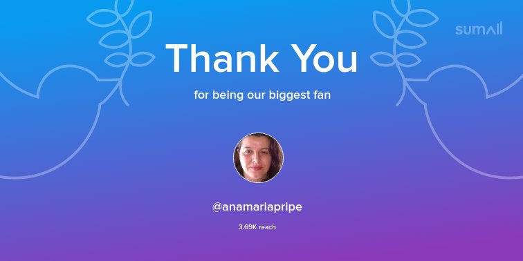 Our biggest fans this week: @anamariapripe. Thank you! via sumall.com/thankyou?utm_s…