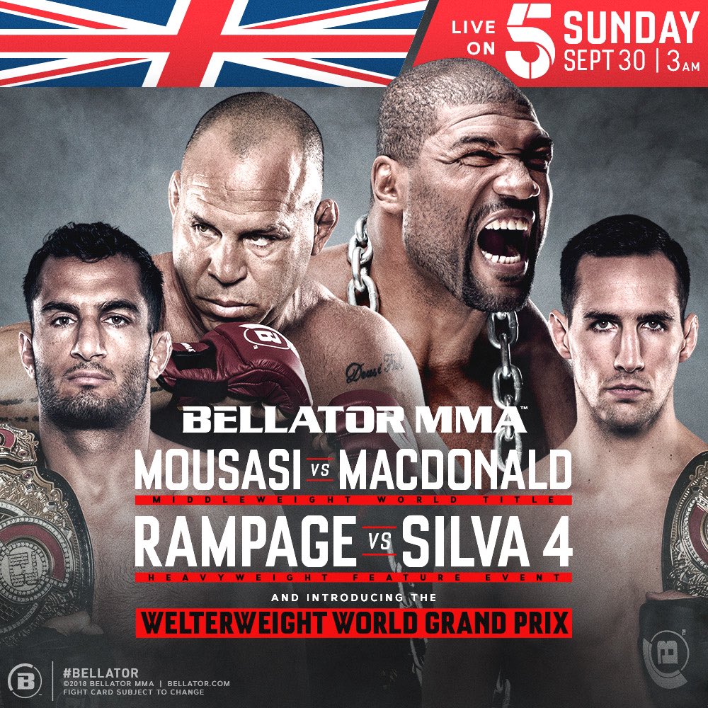 ScottCoker's tweet photo. Alright U.K. fans the wait is over “HERE...WE...GO!” - @GoldieOnTv

#Bellator206 will air LIVE on @Channel5_TV this Saturday in the U.K. 🇬🇧 

No week's long tape-delay... LIVE! https://t.co/EE30mUkiql