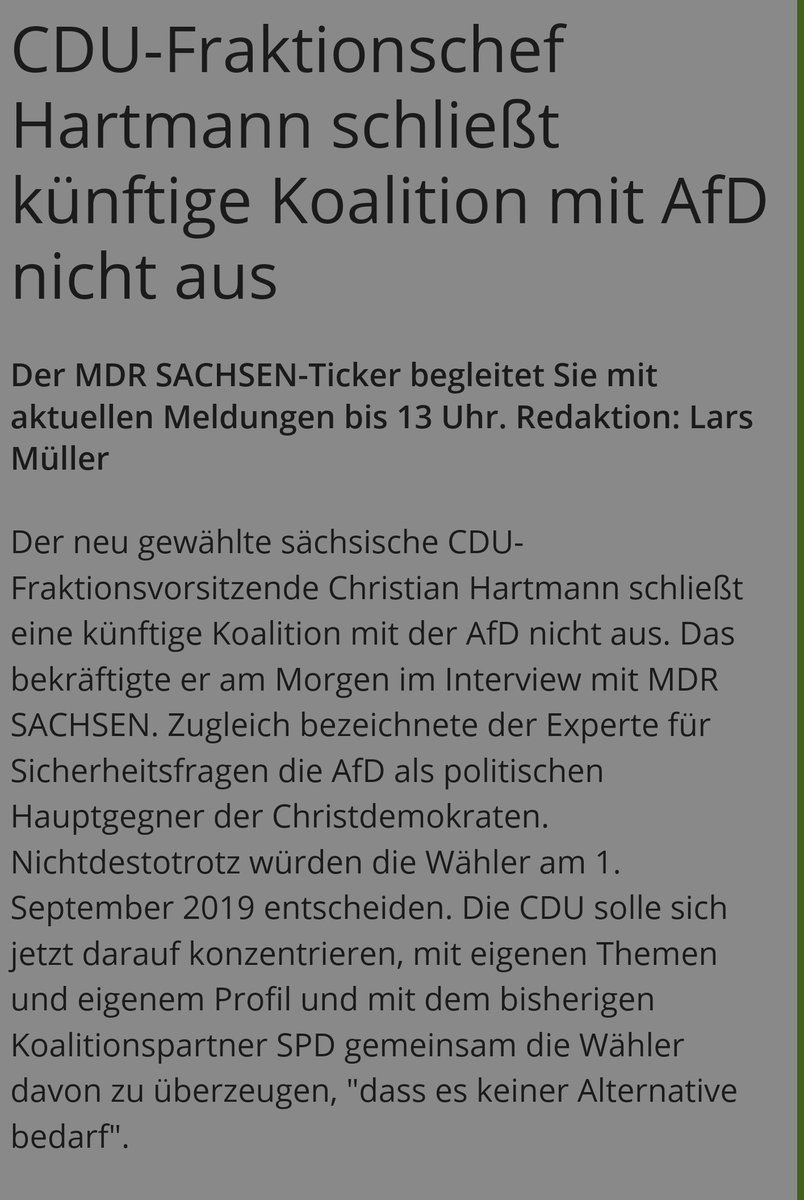 DasRix's tweet photo. Oi, @MDR_SN, so stimmt diese Überschrift ganz und gar nicht. Selektives Wunschhören bei euch oder einfach nur mal rumstacheln? Eindeutiger konnte Hartmann nicht sein in seinen Aussagen hier https://t.co/8Nohtmfh1N https://t.co/UtSkZZyHHP