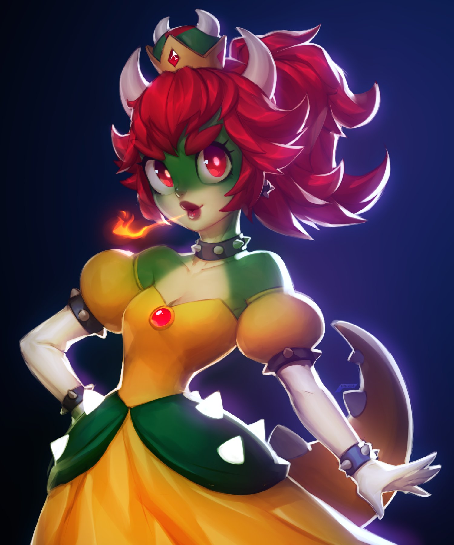 239. Here's my take on Princess Bowser AKA Bowsette :D. 