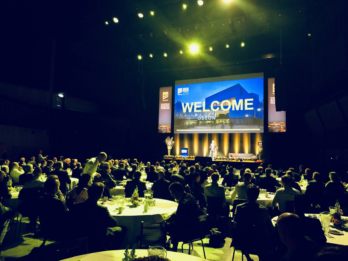 joelasiapacific's tweet image. Show time! The @thinkers50 European Business Forum #T50EBF is kicking off in Odense, Denmark 🇩🇰 right now. @IEbusiness has speakers, staff, students and Spanish Embassy to Denmark on location today. Pop by and see us at our stand.