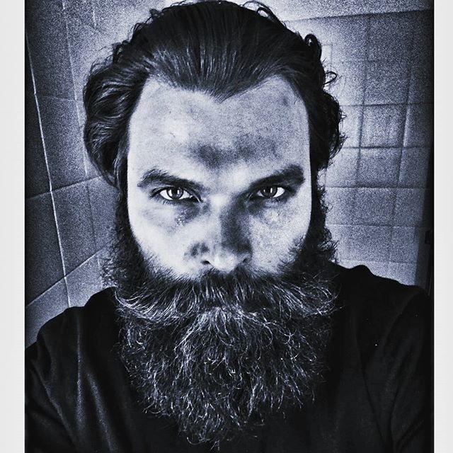 SamkusV's tweet photo. #beardystories: Time flies faster, than beard goes shorter. 
#lonely not #selfie #blackandwhite # https://t.co/DqC9YJmI2d