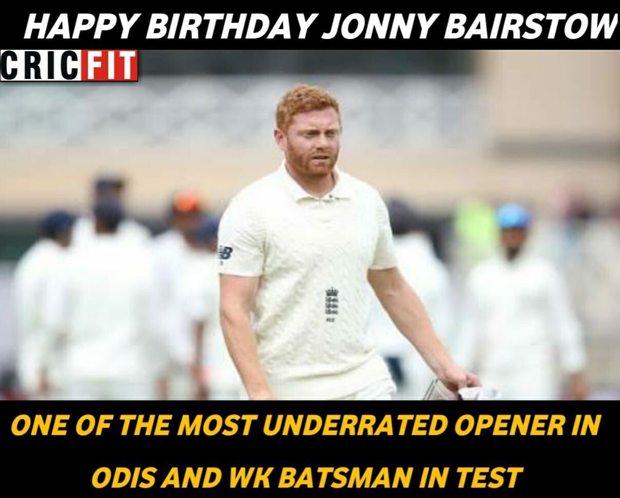 Happy Birthday Jonny Bairstow! 