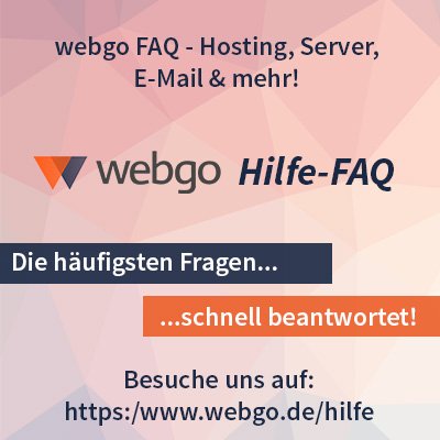webgo_de's tweet photo. Guten Morgen Ihr Lieben!
Ihr habt Fragen rund um das Thema #Webhosting?
Z.B. zum Thema #Datenbanken? 🤔
Wie Ihr eine #MySQL Datenbank anlegt, ein Datenbank Backup per #PHP-Script, ein Verzeichnisschutz eingerichtet wird u.v.m.
in unserer #webgo #FAQ !
https://t.co/umyONGwGMC https://t.co/iQnosQnHL4