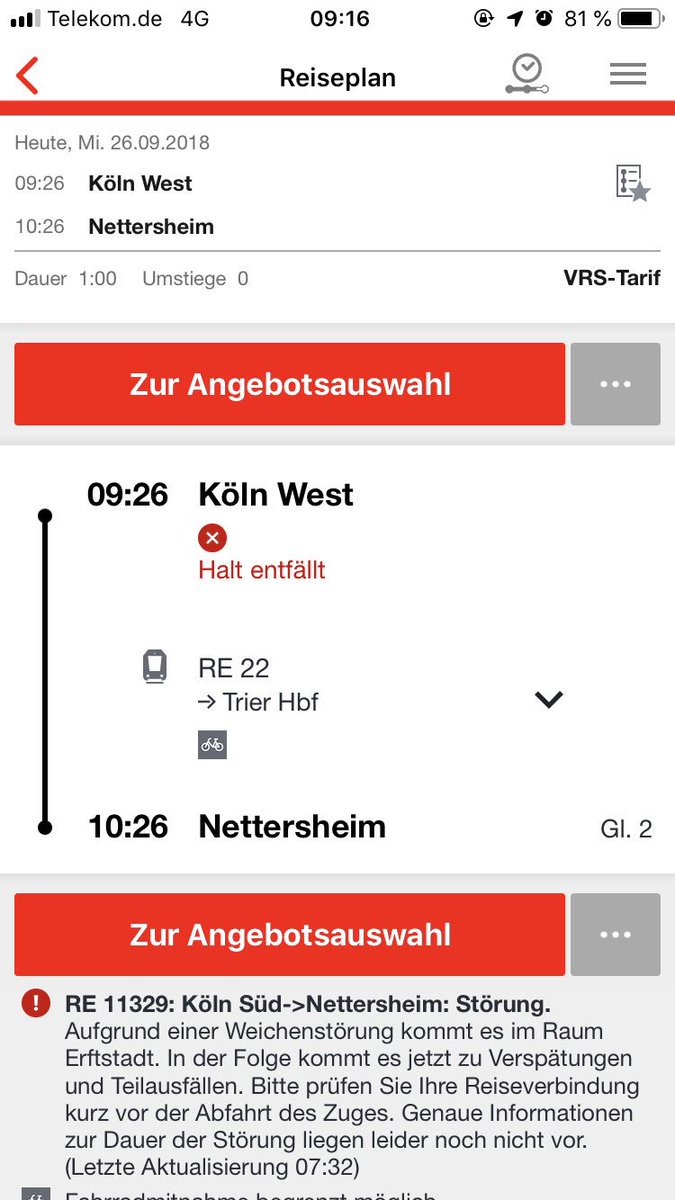 DiederichEU's tweet photo. Hey! Wir müssten mit meiner Schulklasse heute morgen noch nach Nettersheim - wie siehts aus? @DB_Bahn https://t.co/j4DKTYQUfJ