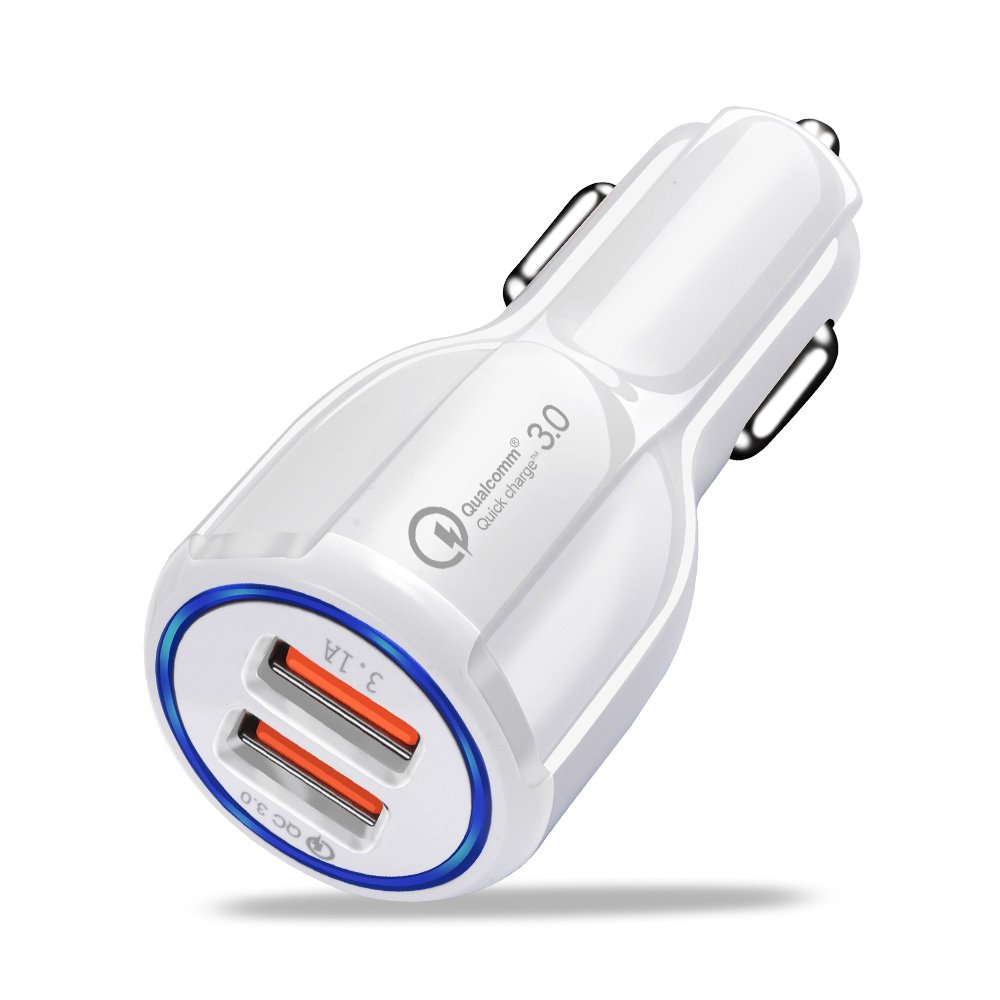 CE Certificated USB Quick Car Charger QC 3.0 dual car Charger