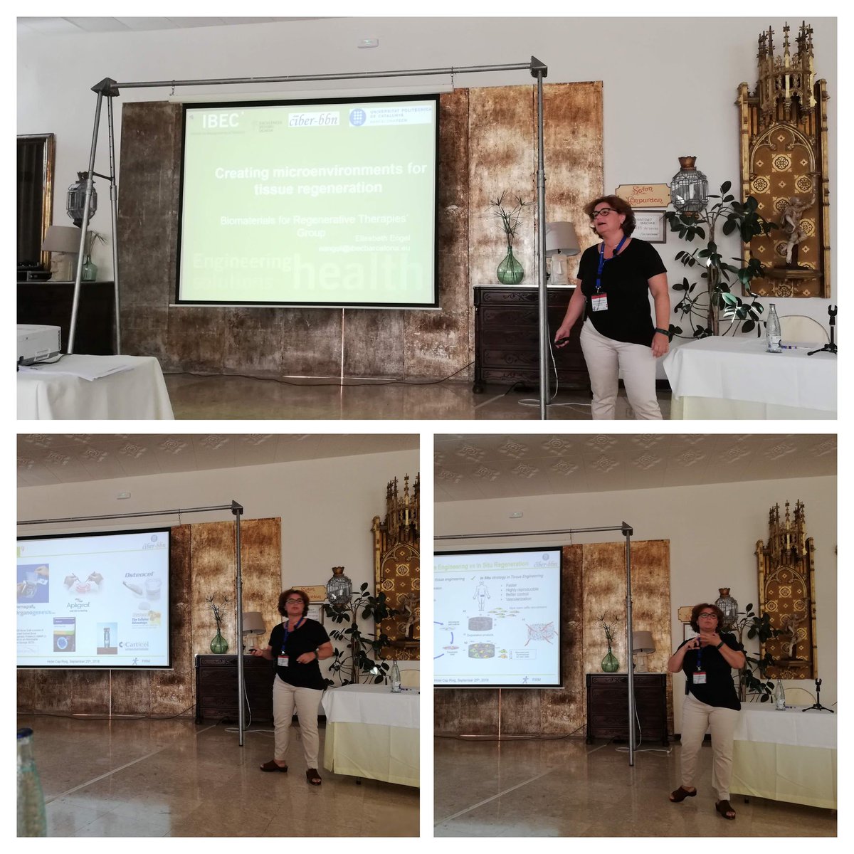 pedromorouco's tweet photo. Kicking-off another exciting day with Prof Elisabeth Engel – microenvironments for tissue regeneration #FIRM2018 with @FIRMSymposium
#tissue #regenerativemedicine #tissueengineering https://t.co/dAPVyR3prn
