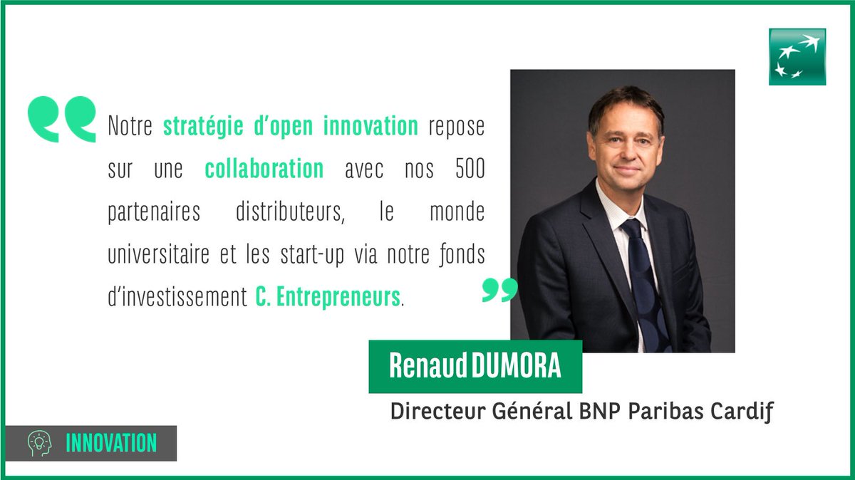 📢[<a href="/EvenementsARGUS/">L’Argus de l’assurance Events</a>] <a href="/RenaudDumora/">Renaud Dumora</a> rappelle les 3 grands axes de la strategie #openinnovation de #BNPParibasCardif et revient sur les partenariats créés avec les startup. #ArgusStartup