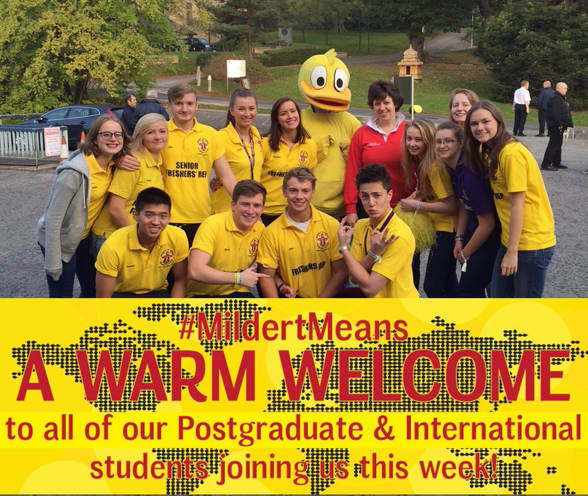 vanmildert1965's tweet photo. A very warm welcome to new undergrad and postgrad #Mildertians joining us this week from around the world!! We can’t wait to welcome you! @VMFreshers #MildertsMeans #welcome https://t.co/wYgRzEE5Gj