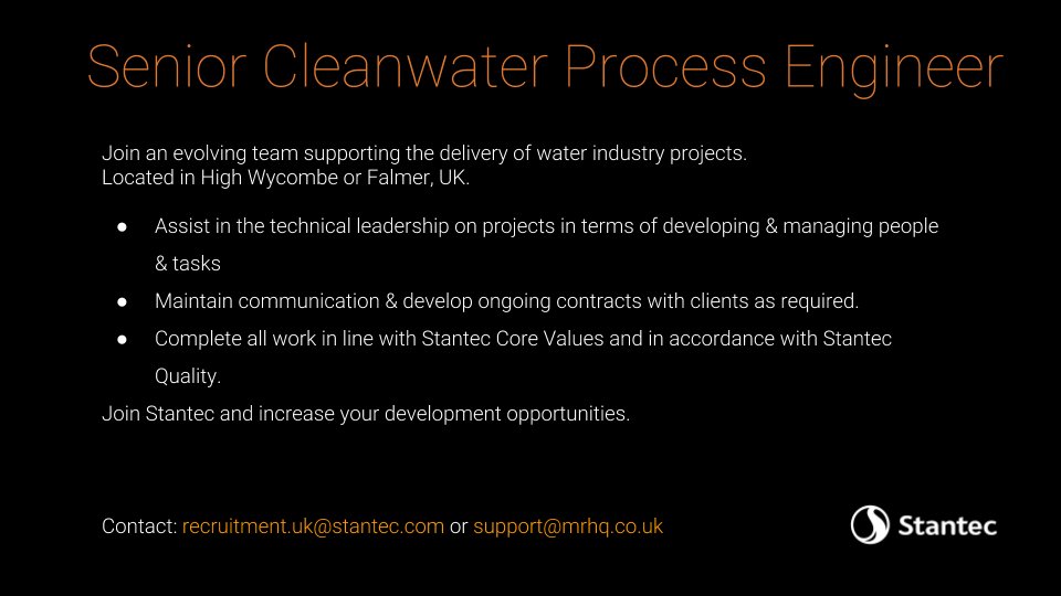 MilitaryRHQ's tweet photo. Are you located in High Wycombe or Falmer? Why not take a look at @Stantec's Process Engineer role? Click this link for more information - https://t.co/DkMa1WRJry
#engineering #exmiljobs #WednesdayWisdom #Veterans #Resettlement https://t.co/ZYOBz3BJeN