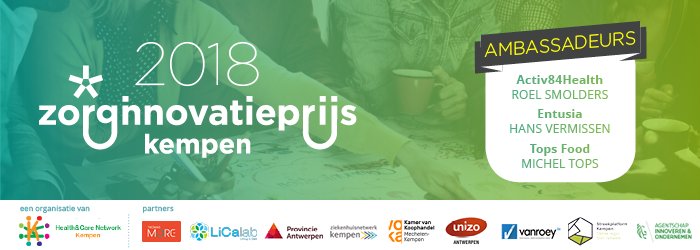 Yesterday evening, Activ84Health was elected Ambassador for the Health&amp;Care Network Kempen <a href="/HCNKempen/">HealthCareNetwork</a>.

I am very proud to support my home region in its ambition to build a regional healthcare innovation ecosystem with (inter)national impact. <a href="/VOKA_HC/">Voka Health Community</a> @LiCalab <a href="/MoreMobilab/">Expertisecentrum Zorg en Welzijn - Mobilab & Care</a>