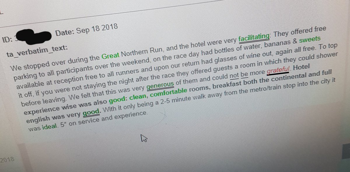 Another brilliant comment from a guest that stayed during the Great north Run 😊 #premierinn