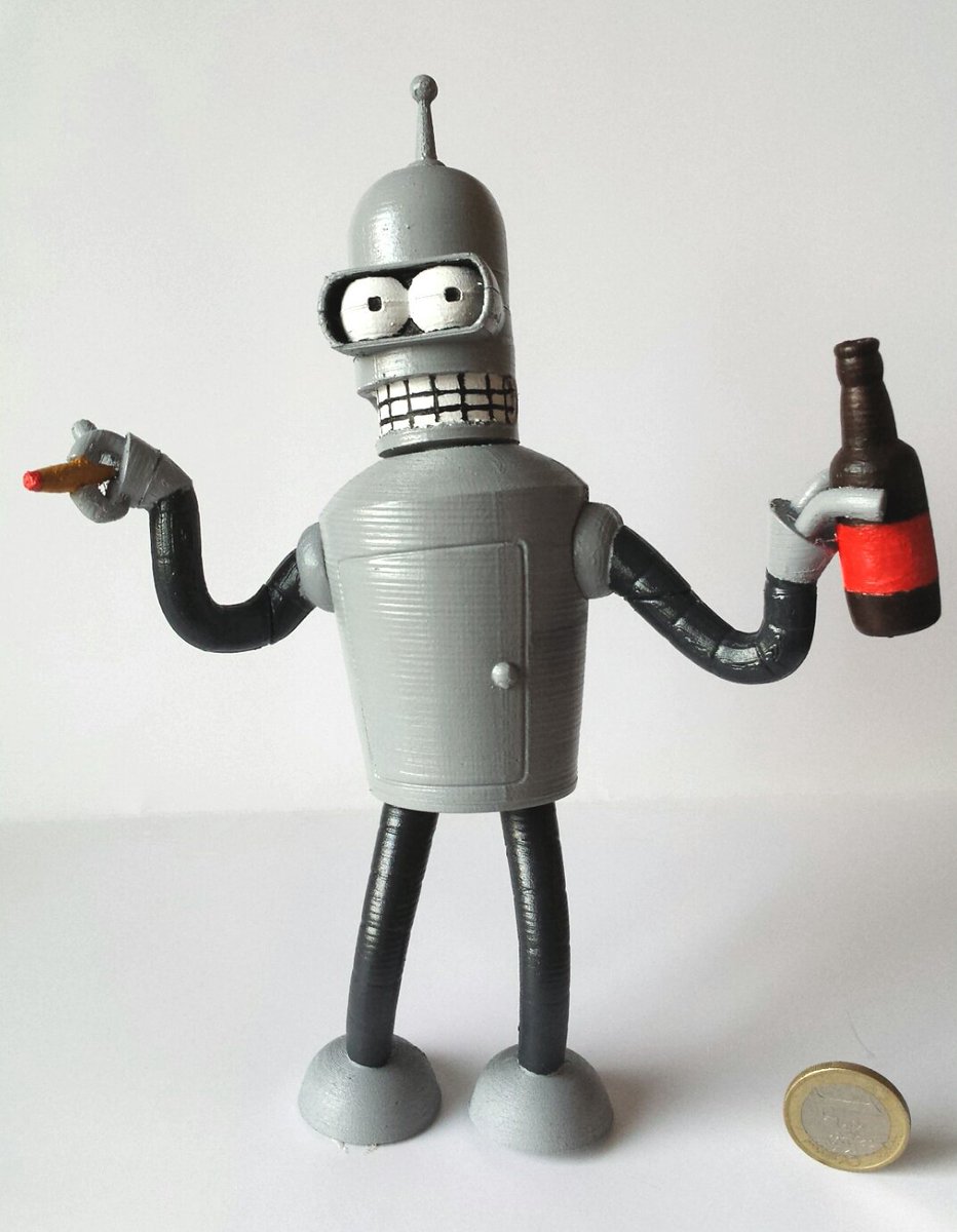 egcmaker's tweet photo. #bender from #futurama 
Thanks @FructuosoOrenes for sharing
@thingiverse @bcn3dtech #3dprint #colorfila #fanart  #bcn3d #3dmodel #giftideas https://t.co/sXjhDJfy6n
