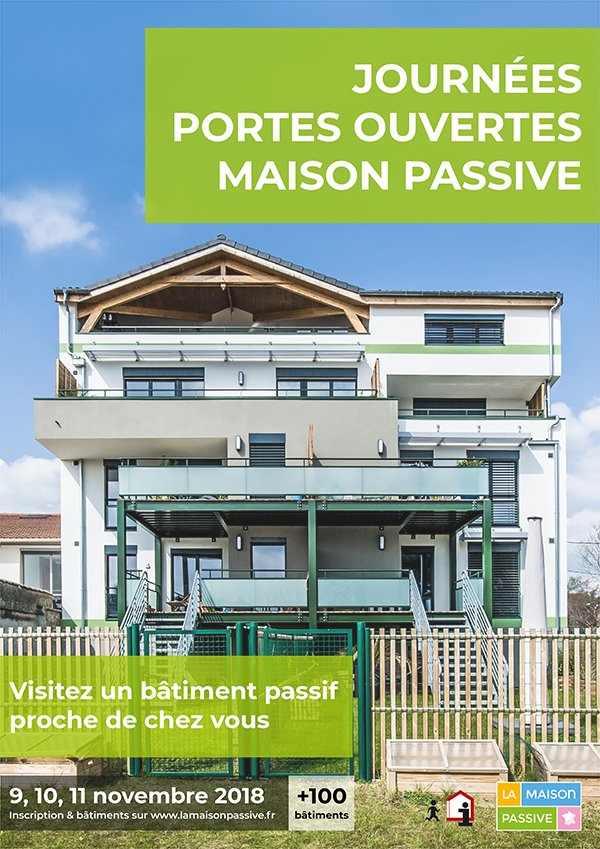 MaisonduPassif's tweet photo. Faites découvrir votre bâtiment passif à l'occasion des Journées Portes Ouvertes Maison Passive ! Que vous soyez occupant ou professionnel, les 9, 10 &amp; 11 novembre, partagez votre expérience...

https://t.co/e3Qa2hvh3j https://t.co/Fo1cpnLPBC