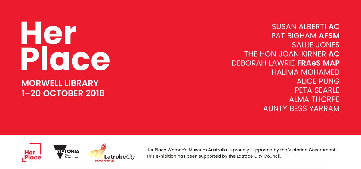 WgarNews's tweet photo. #OneDayOurPlinthWillCome #AboriginalTalk
#AmazingAboriginalWomen #AuntyBessYarram, #AlmaThorpe
-Who are part of #HerPlaceWomensMuseum Exhib
#Recognition 4 #AboriginalWomen & #RegionalWomen
#MorwellLibrary 1–20 #October2018
https://t.co/tik91AGRYG
WGAR: https://t.co/nj8ffhM5dL https://t.co/OyDJaivLBO