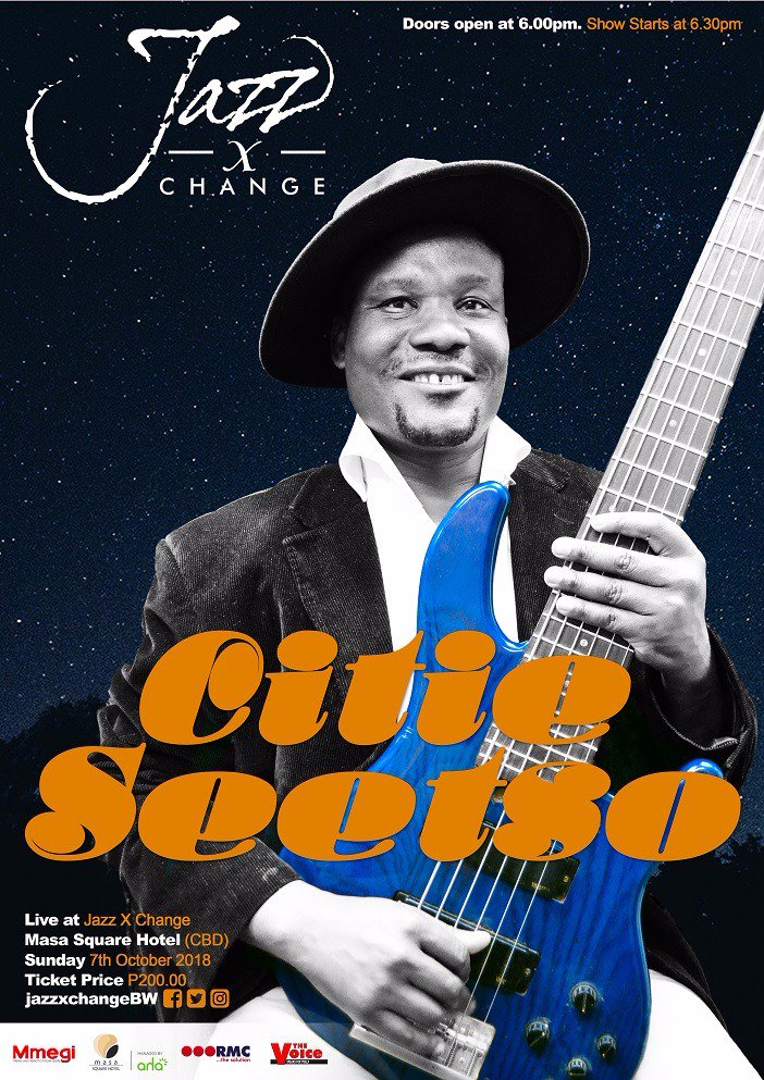 CSeetso's tweet photo. It's going to be one hell of a show 😊💃 P200 gets you in
#JazzXchange
#MasaSquareHotel
#BaseMaestro
#7October2018
Follow @JazzxchangeBW for more information. . https://t.co/a3gi2HTHUQ
