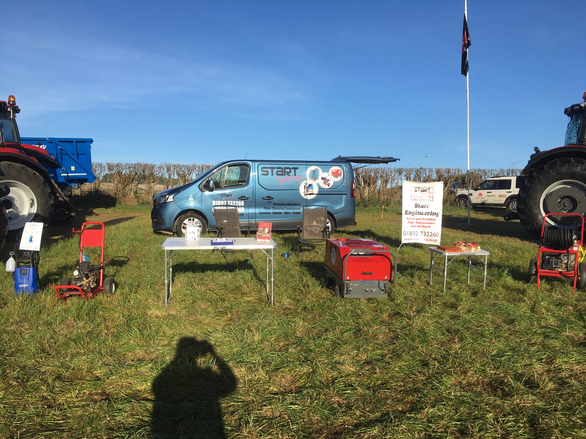 startengineerin's tweet image. All set up and ready for east Kent ploughing match. Come say hello.