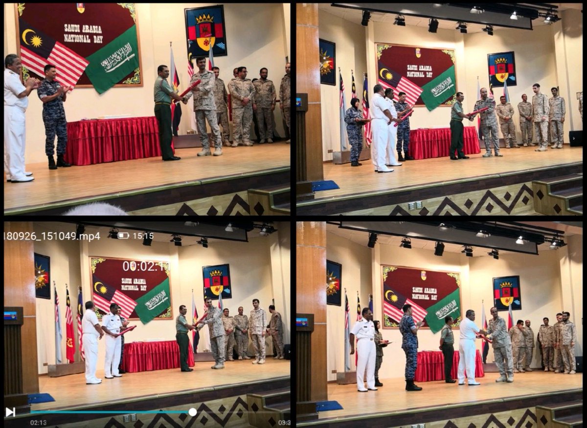 mmi403206's tweet image. 26 Sep 18. Saudi Arabia National Day Celebration at @MAFSC_ As college tradition to celebrate National/Independence Day for Oversea Course Participants. &quot;Happy National Day to all (7) Saudi Arabia OCP&quot; . 
#Unity
#DefenceDiplomacy
#LearnAndEnjoy