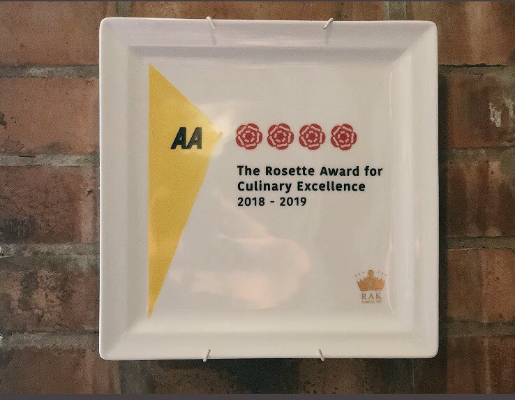 lenno1's tweet photo. Absolutely delighted to be presented with this award on Monday evening @AAHospitality thanks for a great night!
Massive well done to the whole team #teamdev suppliers and guests for your continued support!
Also thanks to everyone for the messages of congratulations! #4rosettes https://t.co/CaYICWlgf0