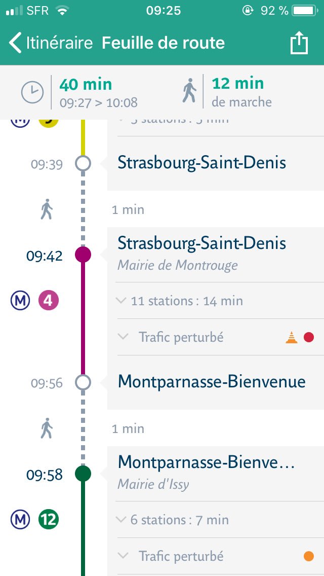 PerrineFerry's tweet photo. Dommage @ratp de continuer à proposer ce changement alors qu’il n’est pas possible depuis le début de la semaine. On perd du temps (précieux !)... https://t.co/bg552tcgYp