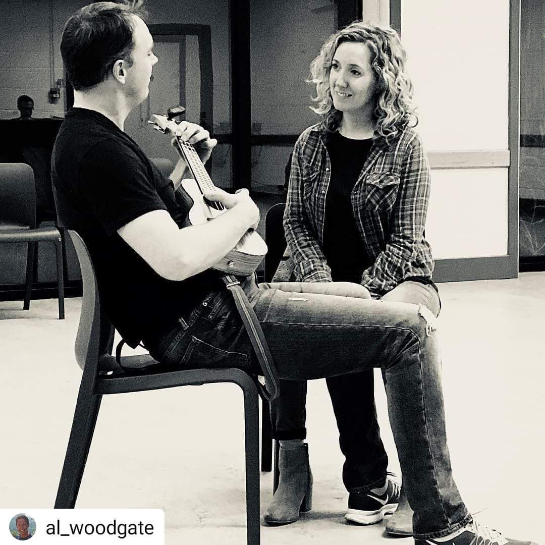 GreenRoom52's tweet photo. Bonnie and Clyde in rehearsal. You won't want to miss this one. Fantastic music and a brilliant script telling the story of one of the most notorious couples of all time. 

For full details and tickets, visit https://t.co/QEpZlrGuG8

#bonnieandclyde #musical #theatre #herts https://t.co/n2coMEqchZ