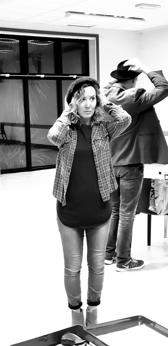 GreenRoom52's tweet photo. Bonnie and Clyde in rehearsal. You won't want to miss this one. Fantastic music and a brilliant script telling the story of one of the most notorious couples of all time. 

For full details and tickets, visit https://t.co/QEpZlrGuG8

#bonnieandclyde #musical #theatre #herts https://t.co/n2coMEqchZ