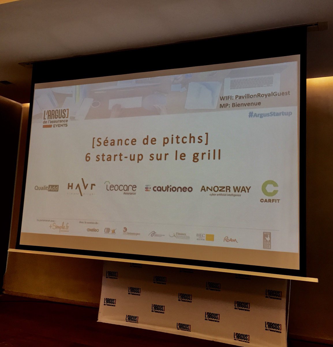 6 start-up, 5 minutes pour convaincre <a href="/EvenementsARGUS/">L’Argus de l’assurance Events</a> #ArgusStartup