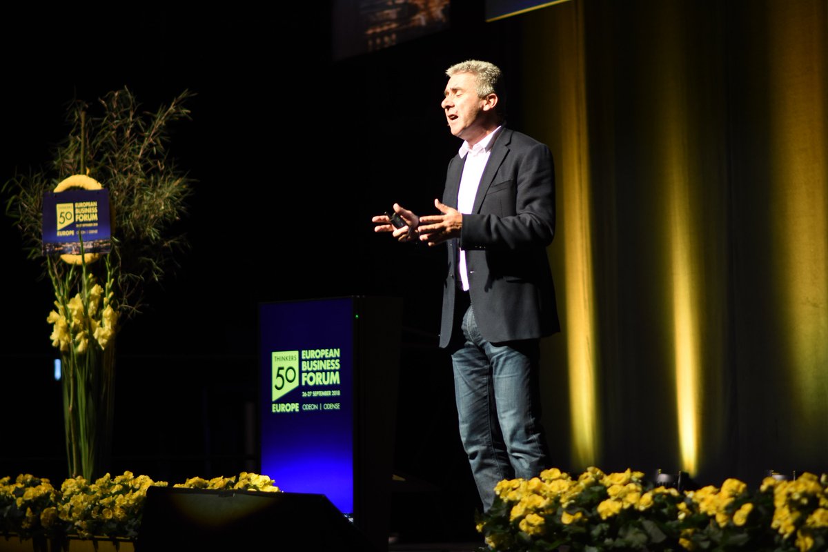 thinkers50's tweet image. Today’s host @GeniusWorks and mayor of Odense, Peter Rahbæk Juel, opened the conference with an inspiring talk about “Making better choices” #T50EBF #MakingBetterChoices