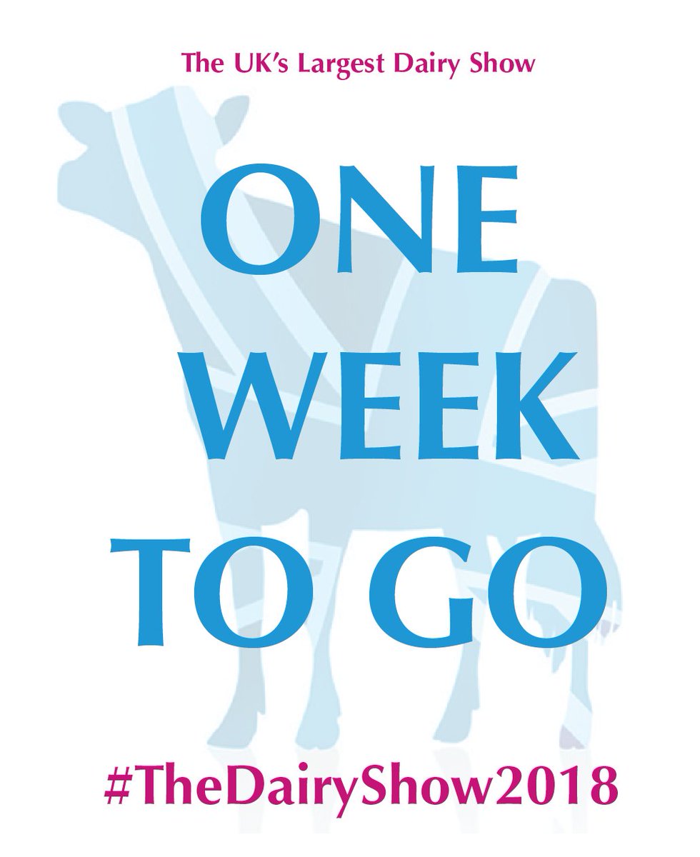 BathandWest's tweet photo. 🐮 Only one week until the UK's largest Dairy Show opens it's gates to the public! 🐮 #TheDairyShow2018 https://t.co/sWgGbaUzbs
