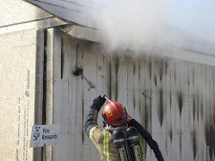 RISEFR's tweet photo. This week we're attending "Skadeplats 2018" in Helsingborg, presenting our full-scale tests of different extinguishing methods.  https://t.co/x7vx4cea0b https://t.co/clkcJiPsdS