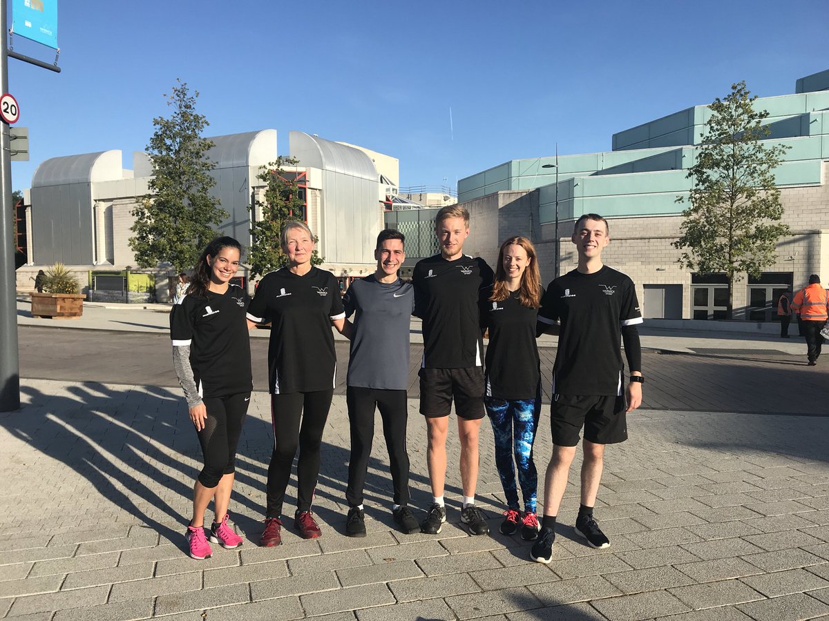 SportShamira's tweet photo. Great campus run this morning for #WelcomeWeek2018. Thanks to the awesome @warwicksport running activators and James from @RAW1251AM for filming! #activecampus #morningrun https://t.co/NCwKufURy3