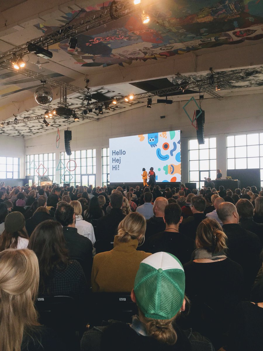 Fangirling so much right now 😍 Such a big fan of <a href="/Headspace/">Headspace</a> both on a personal level and proffesional 🙌🏼 #designmatters18