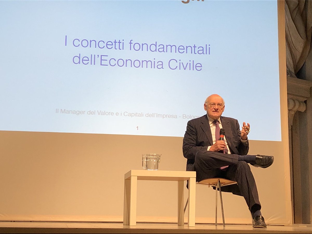 Unipol_PR's tweet photo. “Fino a qualche anno fa si pensava che la 4* rivoluzione industriale riguardassse esclusivamente la produzione tecnica. In realtà, questa sta modificando l’organizzazione del lavoro nelle imprese e il modo di generare valore”.
Il prof. Zamagni a #ManagerValore https://t.co/lHJbABVM9j