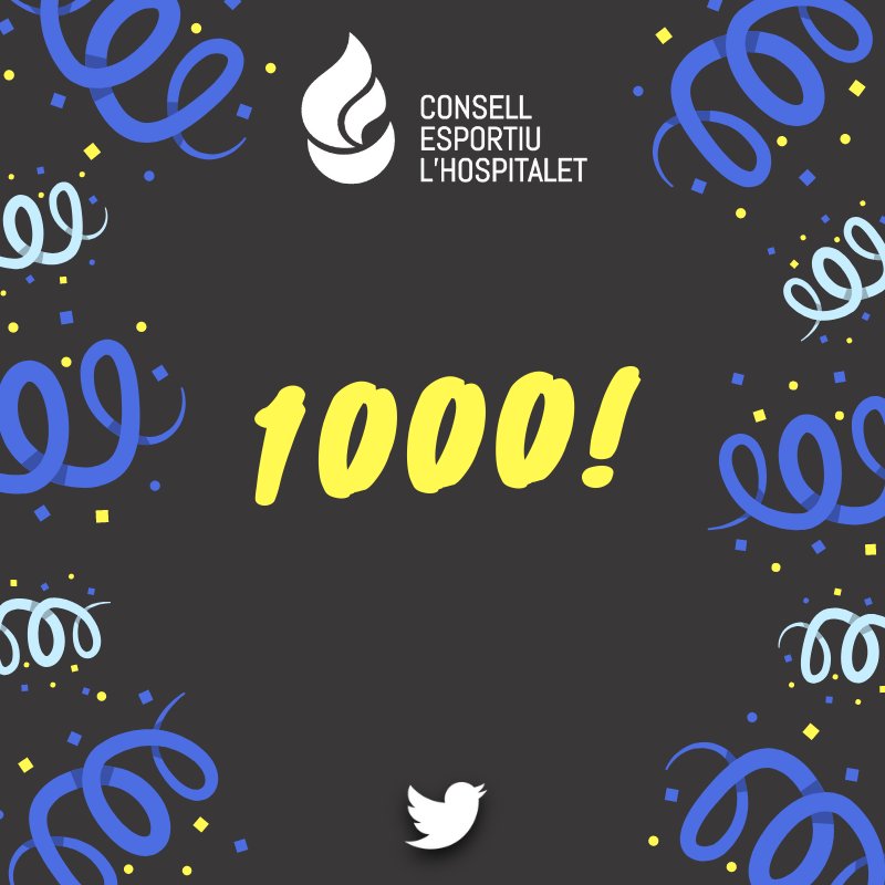 ConsellLH's tweet photo. Doncs... ja som més de 1.000! Sabem que seguirem creixent, però una xifra tan rodona mereix un petit reconeixement. Així que si ens seguiu i feu RT d'aquest missatge, entrareu al sorteig de material esportiu del Consell, amb pilota inclosa 😱!!! https://t.co/muVRmyGDjc