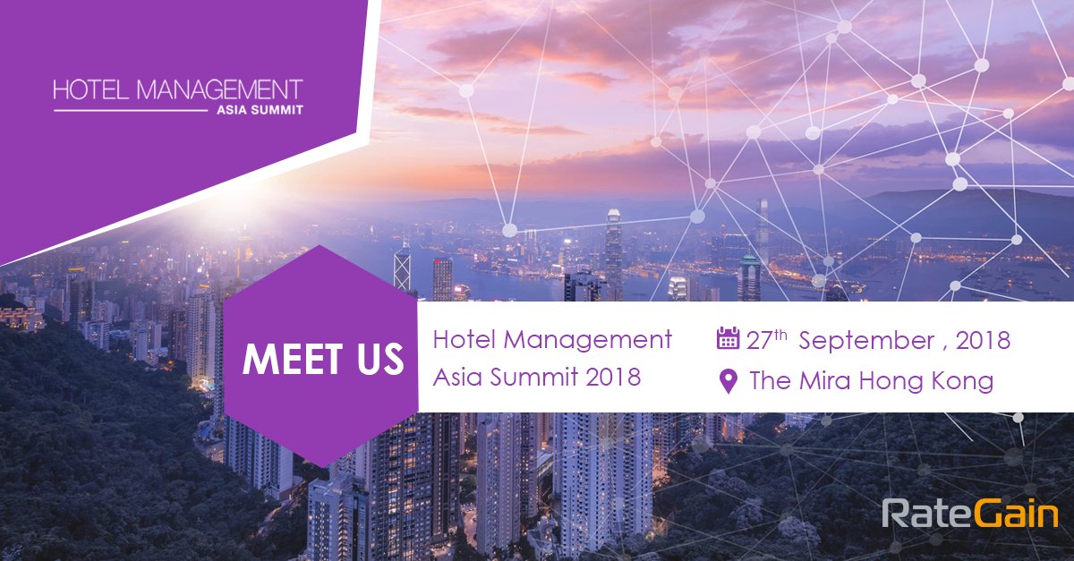 RateGain's tweet photo. #MeetRateGain at Hotel Management Asia (HMA) Summit & explore the ways forward in the #hospitality industry to enhance your hotel's #revenue and profitability. #HMASummit @HotelMgmtMag
Contact us; https://t.co/3D9l0wI9a9 https://t.co/USI90TXkit