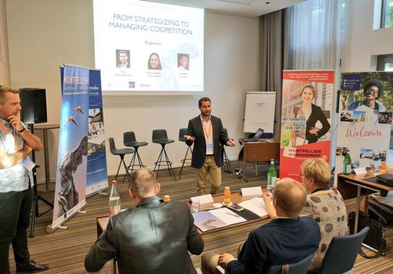 pchiambaretto's tweet photo. Very happy to organize the @Strategic_Mgmt extension in Montpellier with @AnneS_Fernandez and F. Le Roy! We have amazing panelists today such as @PaavoRitala @Wojciec86687476 M Bengtsson, O. Bruyaka, S. Albers, R. Bouncken and P Baumard ! @Montpellier_BS @MtpManagement #SMS2018 https://t.co/TZBooGH2WK