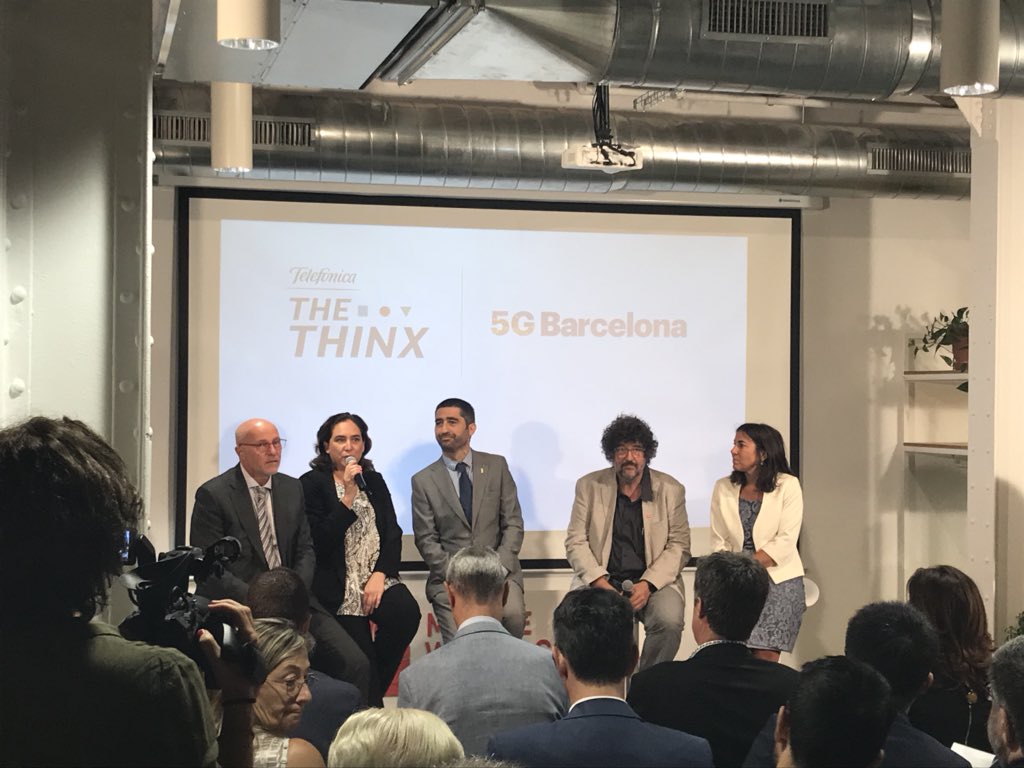 Presentacion The Thinx. Laboratorio <a href="/5GBarcelona/">5G Barcelona</a>